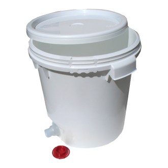 Nádoba na stáčení s výpustí 40 kg - plast